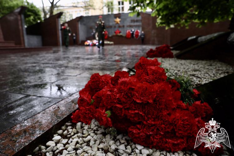 Начальник Главного управления Росгвардии по Краснодарскому краю генерал-майор Александр Решетников принял участие в мероприятиях ко Дню Победы