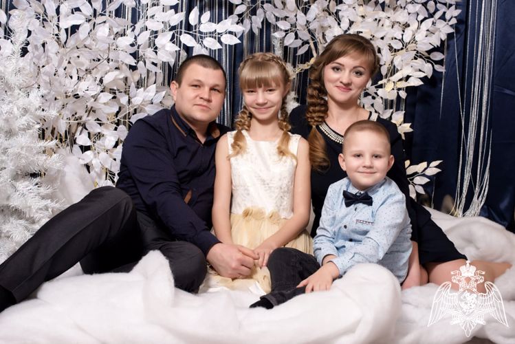«Покорила заботой»: история семьи росгвардейца из Тихорецка