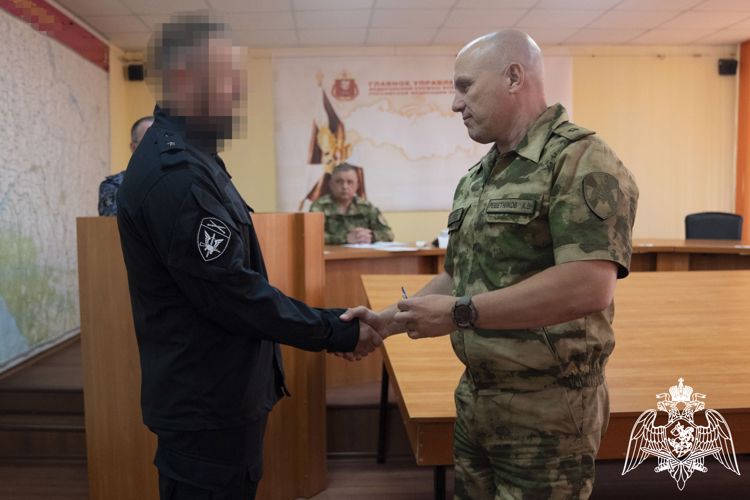 Отличившимся в ходе СВО росгвардейцам вручили награды на Кубани