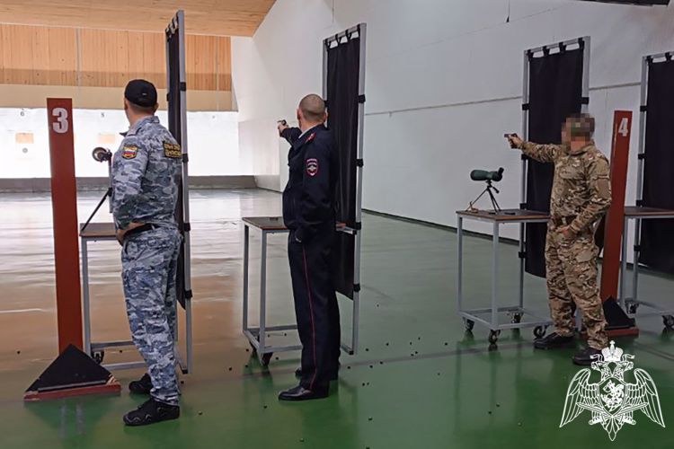 В Краснодаре росгвардейцы заняли второе место в межведомственных соревнованиях по стрельбе из боевого ручного стрелкового оружия