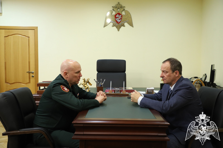 Начальник регионального управления Росгвардии встретился с руководителем краевого парламента 