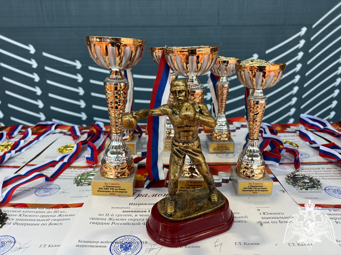 Краснодарские росгвардейцы завоевали «золото» чемпионата Южного округа по боксу