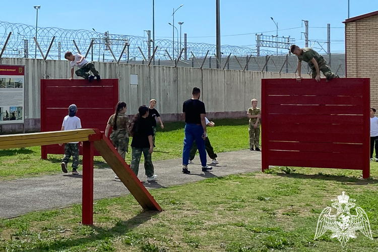 Сбор с воспитанниками классов Росгвардии состоялся в Краснодарском крае
