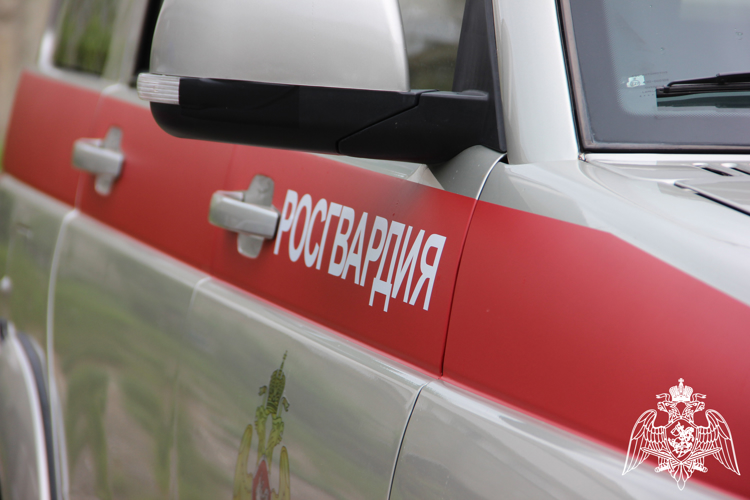 В Краснодаре росгвардейцы задержали мужчину, который хулиганил в подъезде и повредил соседскую дверь