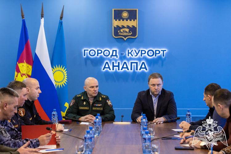 Начальник регионального управления Росгвардии провел рабочую встречу с мэром Анапы