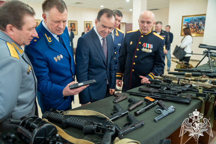 В Краснодаре чествовали военнослужащих и сотрудников Росгвардии