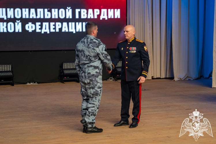 В Краснодаре чествовали военнослужащих и сотрудников Росгвардии