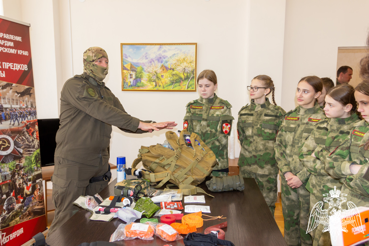 В Краснодаре прошел первый слет учеников профильных классов Росгвардии