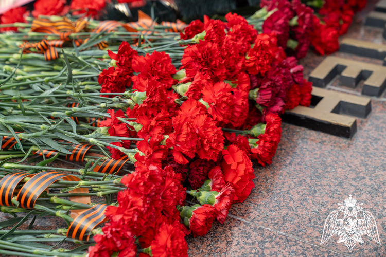 Росгвардейцы в Краснодаре провели патриотический автопробег в честь 80-летия Победы