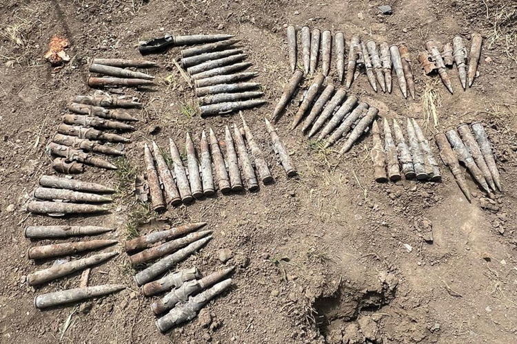 В Краснодарском крае взрывотехники Росгвардии обезвредили 70 боеприпасов к зенитной установке