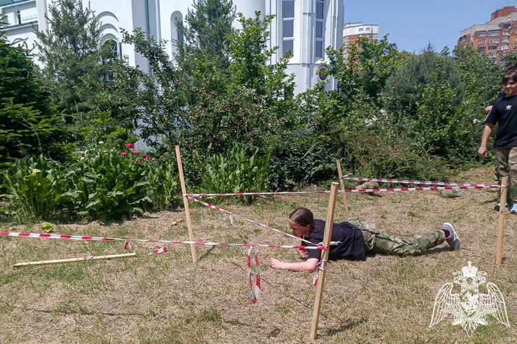 Кадетский класс Росгвардии занял второе место в военно-спортивной игре «Знамя Победы»