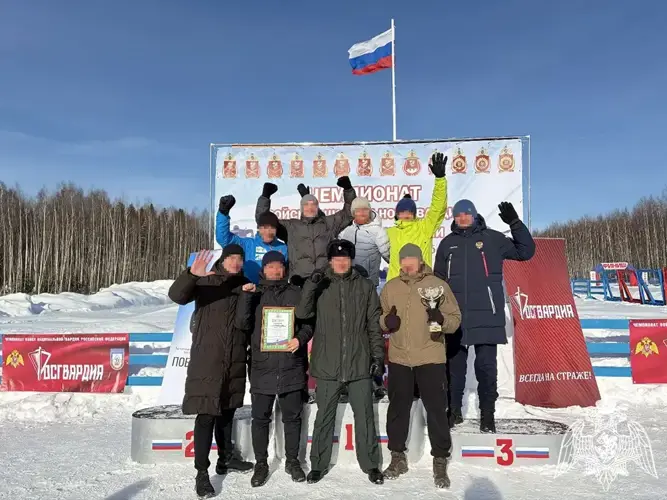 Сотрудник СОБР «Беркут-Юг» стал призёром чемпионата Росгвардии по зимнему офицерскому троеборью