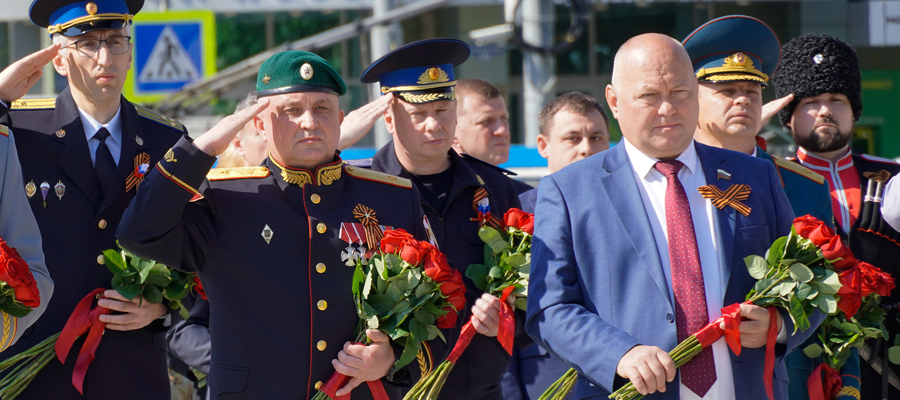 Руководитель регионального управления Росгвардии принял участие в мероприятиях ко Дню Победы в Краснодаре